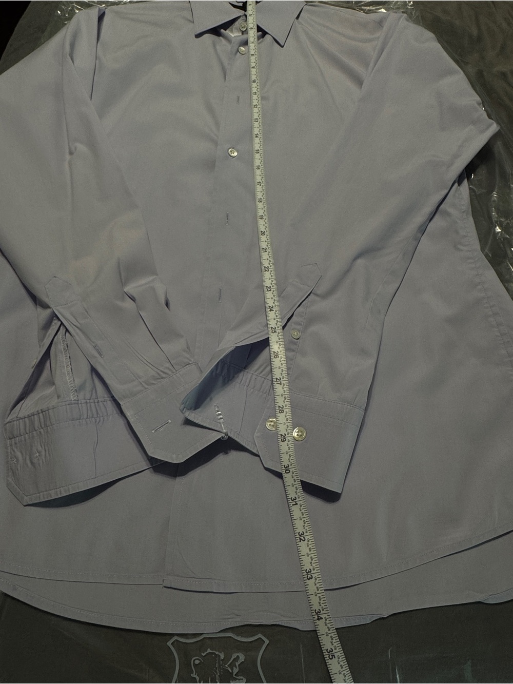 Express Light Lavender Button-Up Shirt
